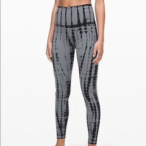 Lululemon Wunder Under Tight 28” tie dye
